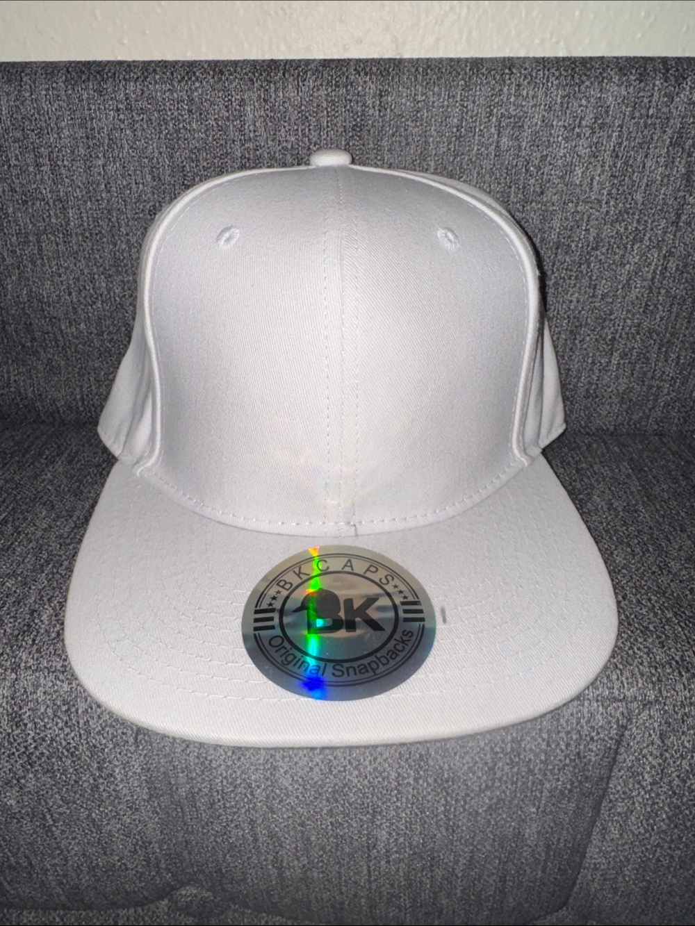 White Snapback Hat